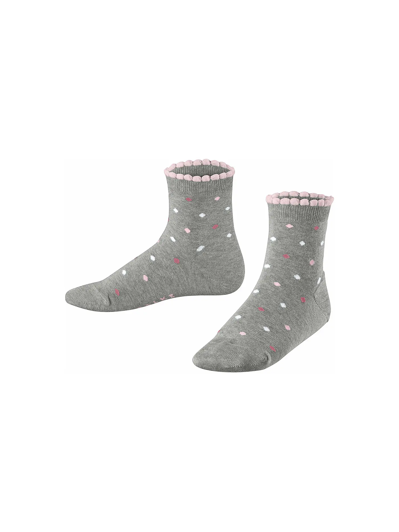 FALKE | Kinder Mädchen Socken Multidot light grey | 